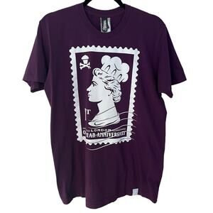 Johnny Cupcakes purple London Anniversary T-shirt Size Large